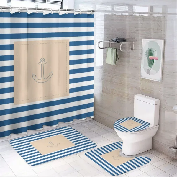 Maritime Anchor on a shower curtain