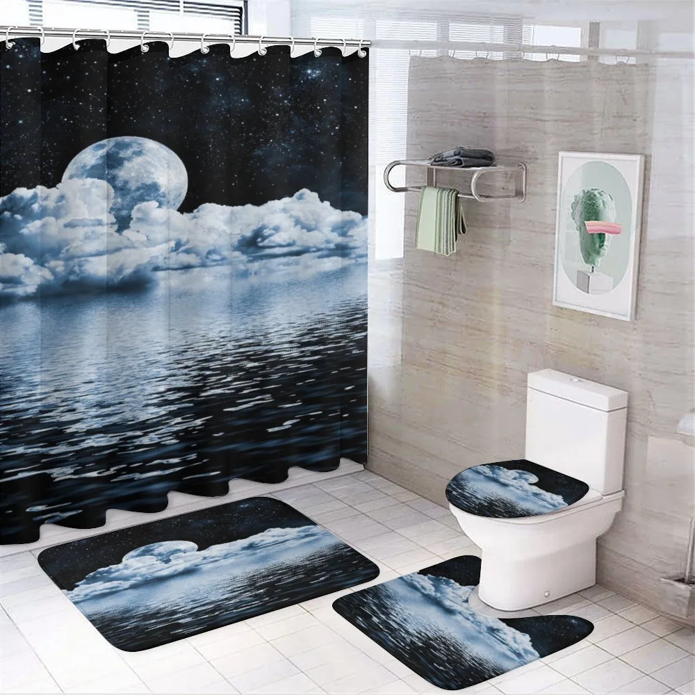 Moon Sets over Clouds — Your design