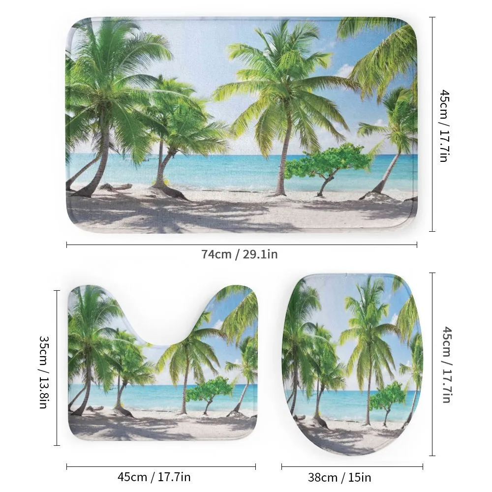 Palm Trees Island Shore — Detail 1