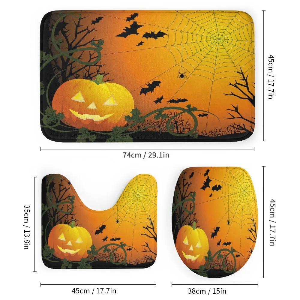 Pumpkin Leaves Bats — Detail 1