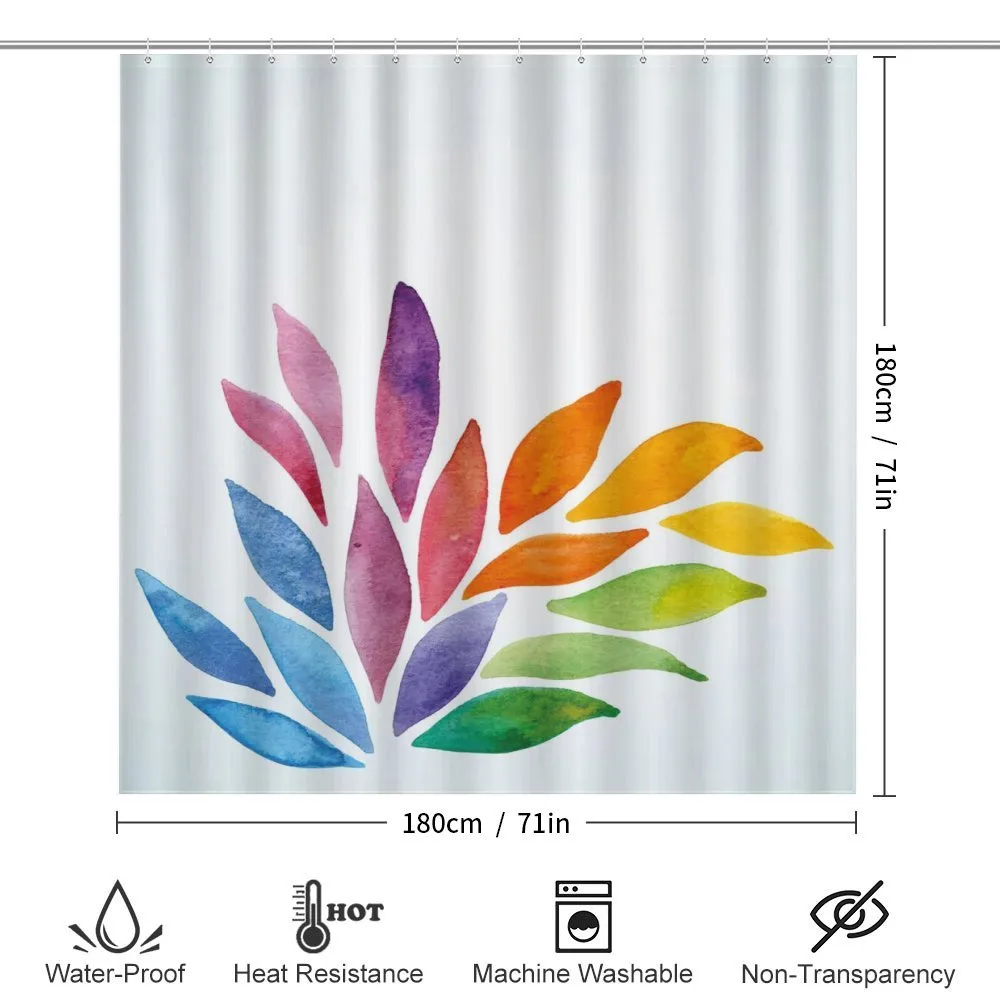 Rainbow Colored Flower — Detail 2