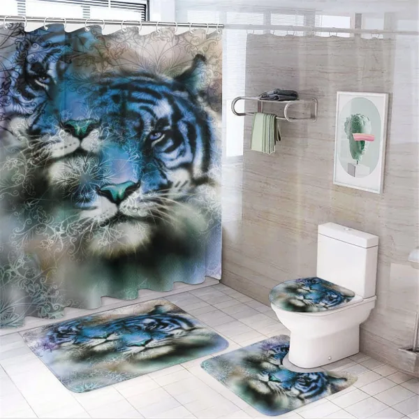 Safari Tigers on a shower curtain