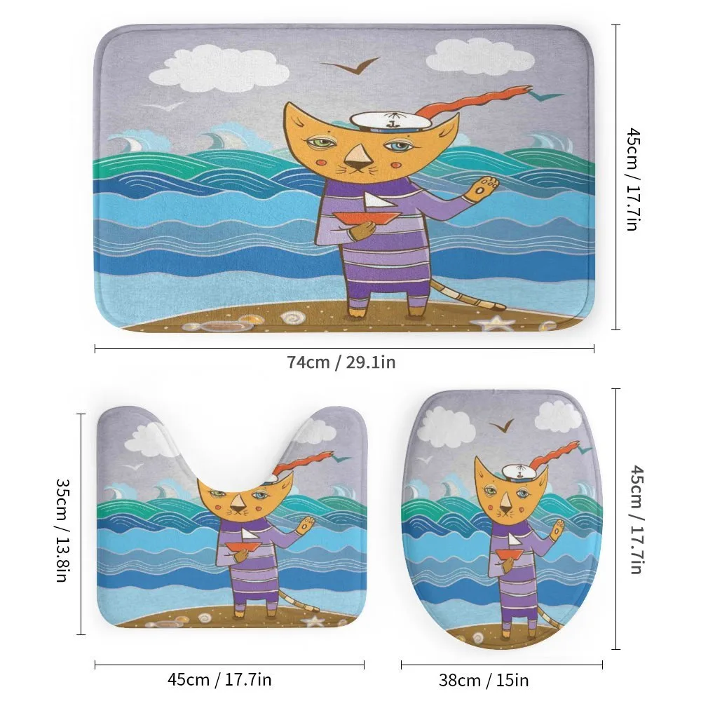 Sailor Feline on the Shore — Detail 1