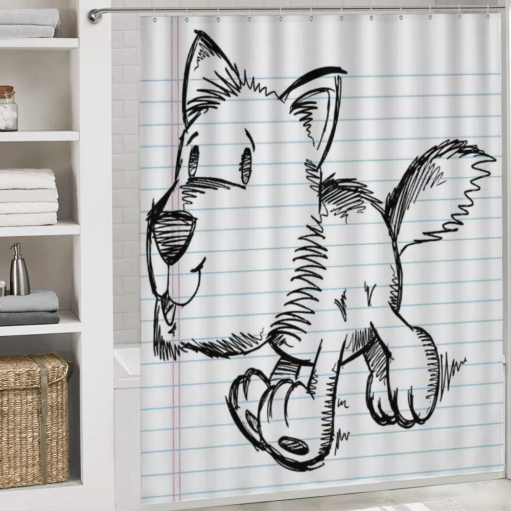 Scribble Art Puppy Dog — Detail 4