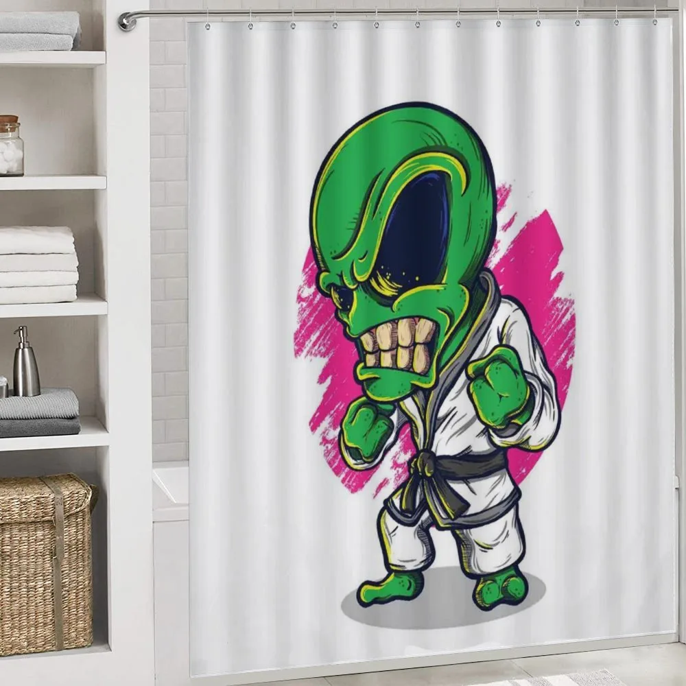 Angry Alien Karate Art — Detail 4