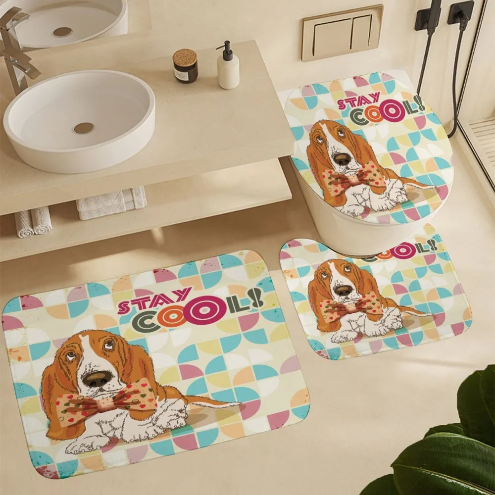 Basset Hound Dog with Bow — Detail 5