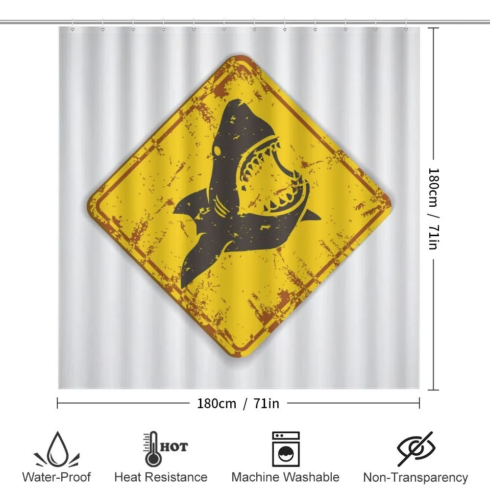 Caution Sgn Sharp Teeth — Detail 2