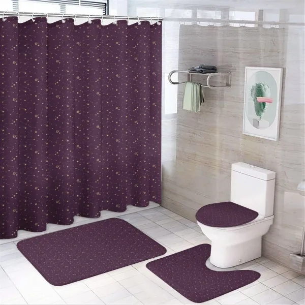 Constellations Cosmos Sky on a shower curtain