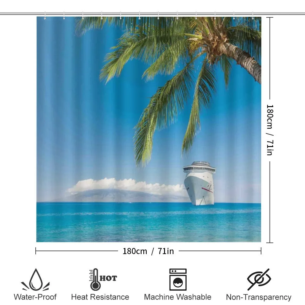 Cruise Ship Palm Tree — Detail 2
