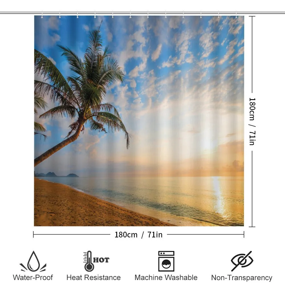 Exotic Sandy Beach Palm Tree — Detail 2