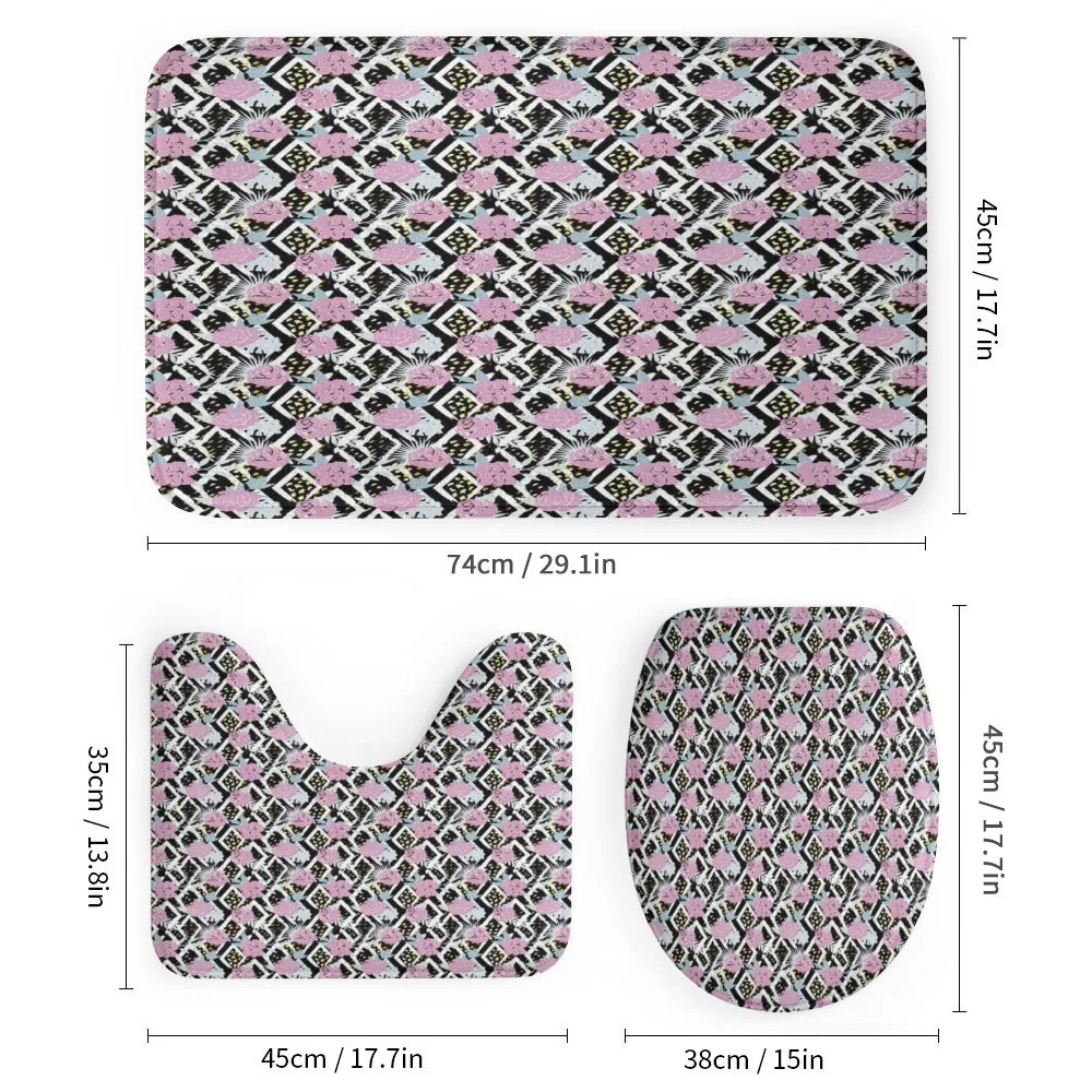 Grunge Blossoms Pattern — Detail 1