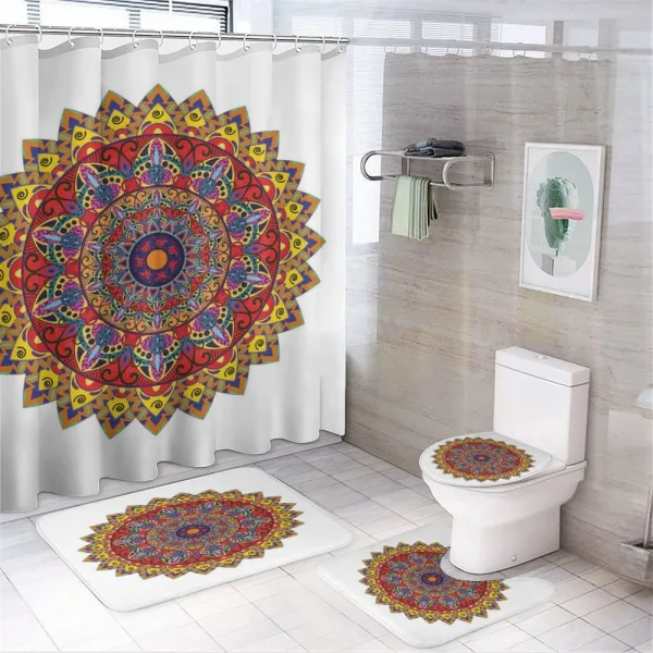 Hippie Bohem on a shower curtain