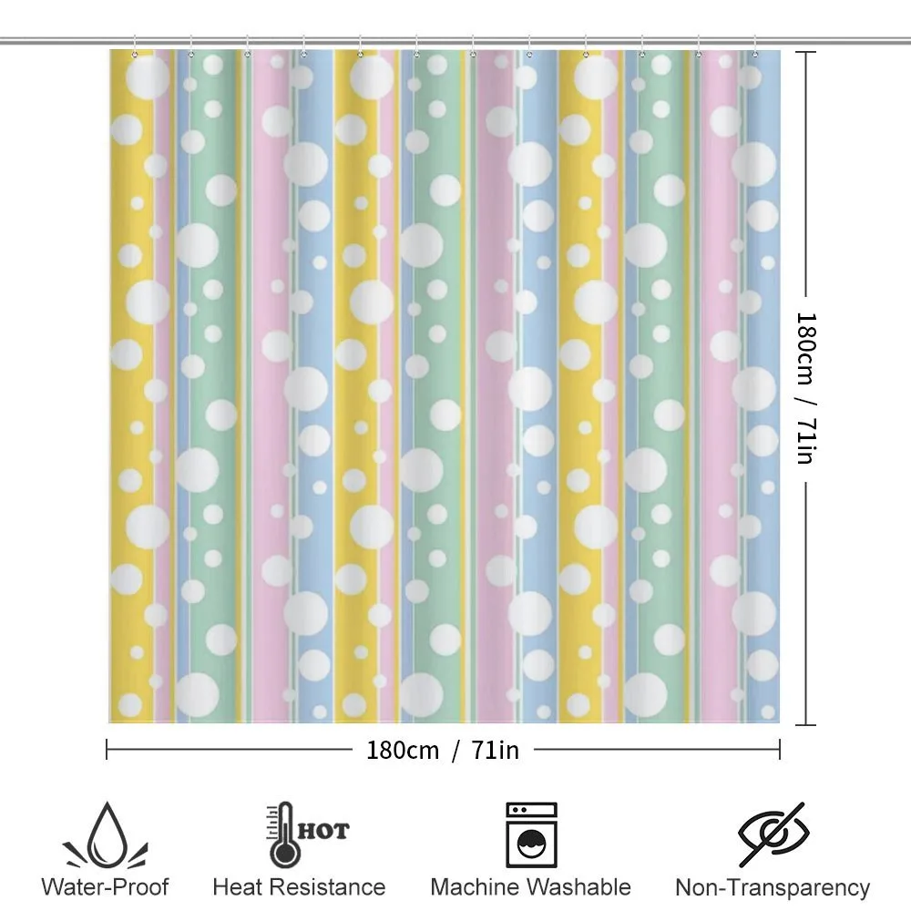 Pastel Colored Stripes — Detail 2