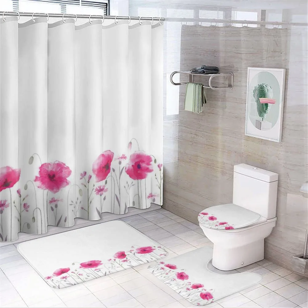 Pink Poppy Flowers Art — Your design