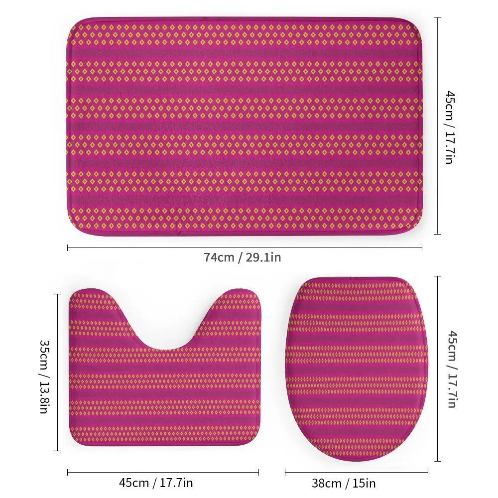 Pink Yellow Geometric Design — Detail 1