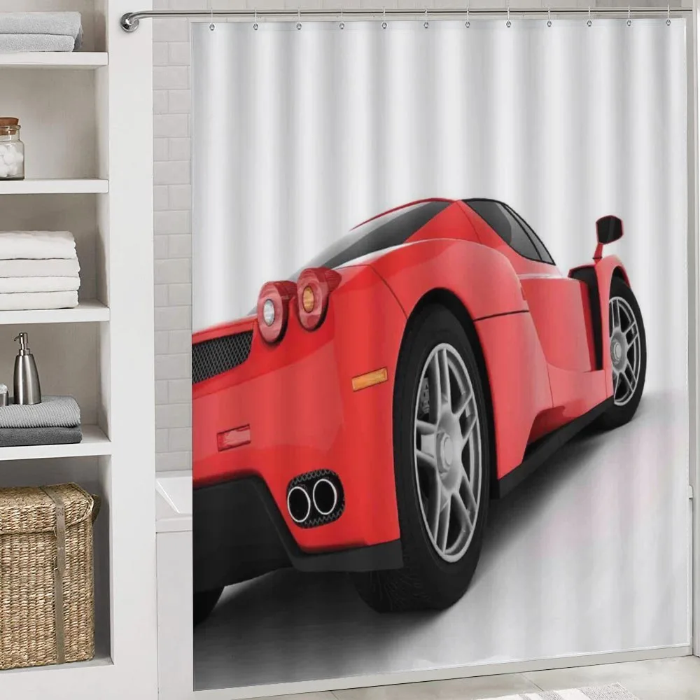 Red Super Sports Car — Detail 4
