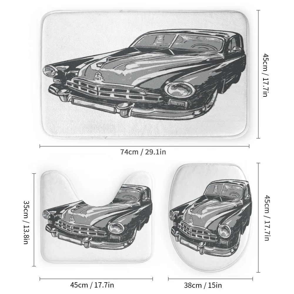 Retro Car Detailed Hood — Detail 1