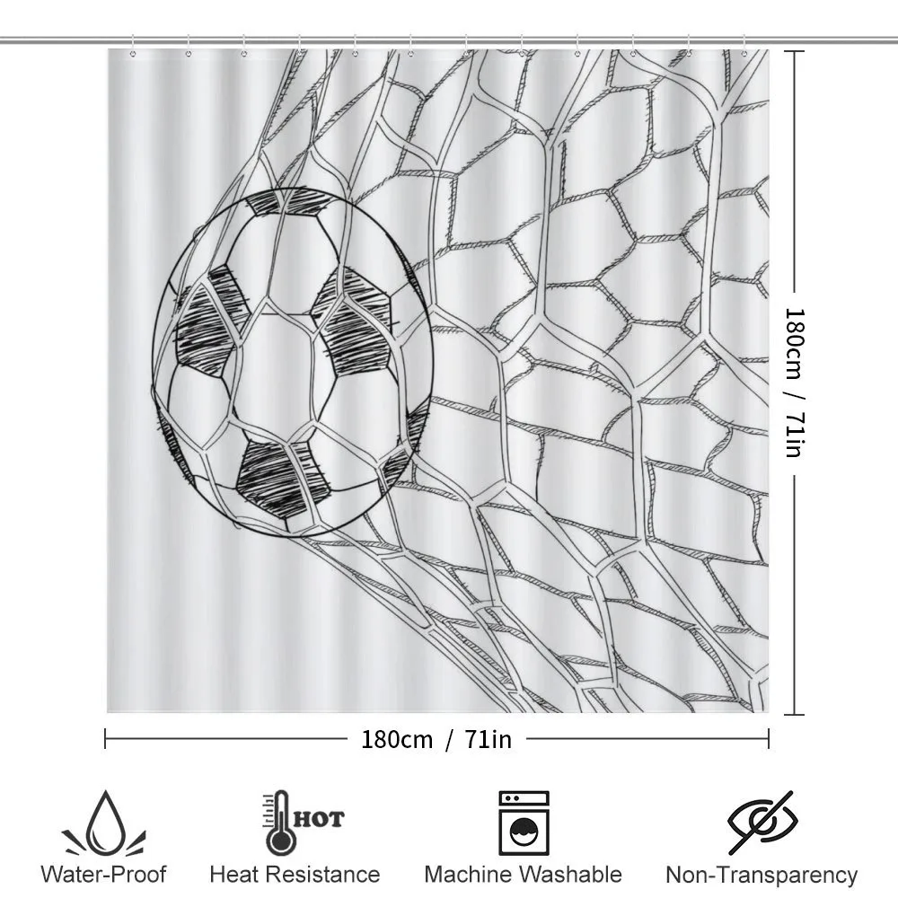 Soccer Ball in Net — Detail 2