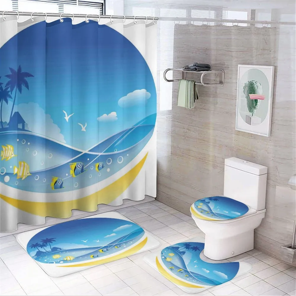 Tropic Cartoon Sea — Your design