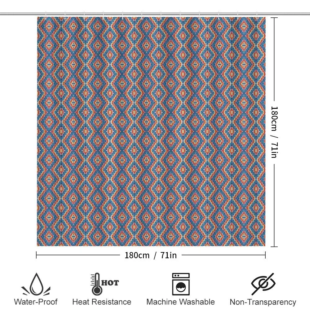 Vivid Ornament with Zig Zags — Detail 2