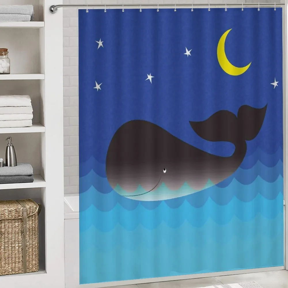 Whale in Ocean and Star — Detail 4