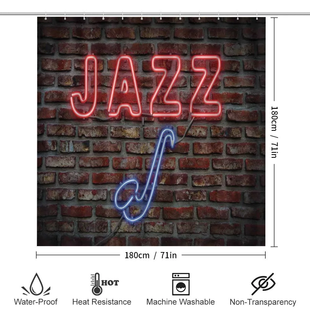 All Jazz Sign Brick Wall — Detail 2