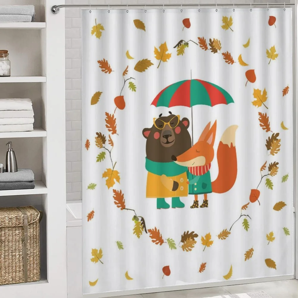 Autumn Fox and Bear — Detail 4