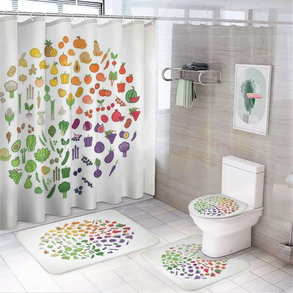 Colorful Food Circle — Your design