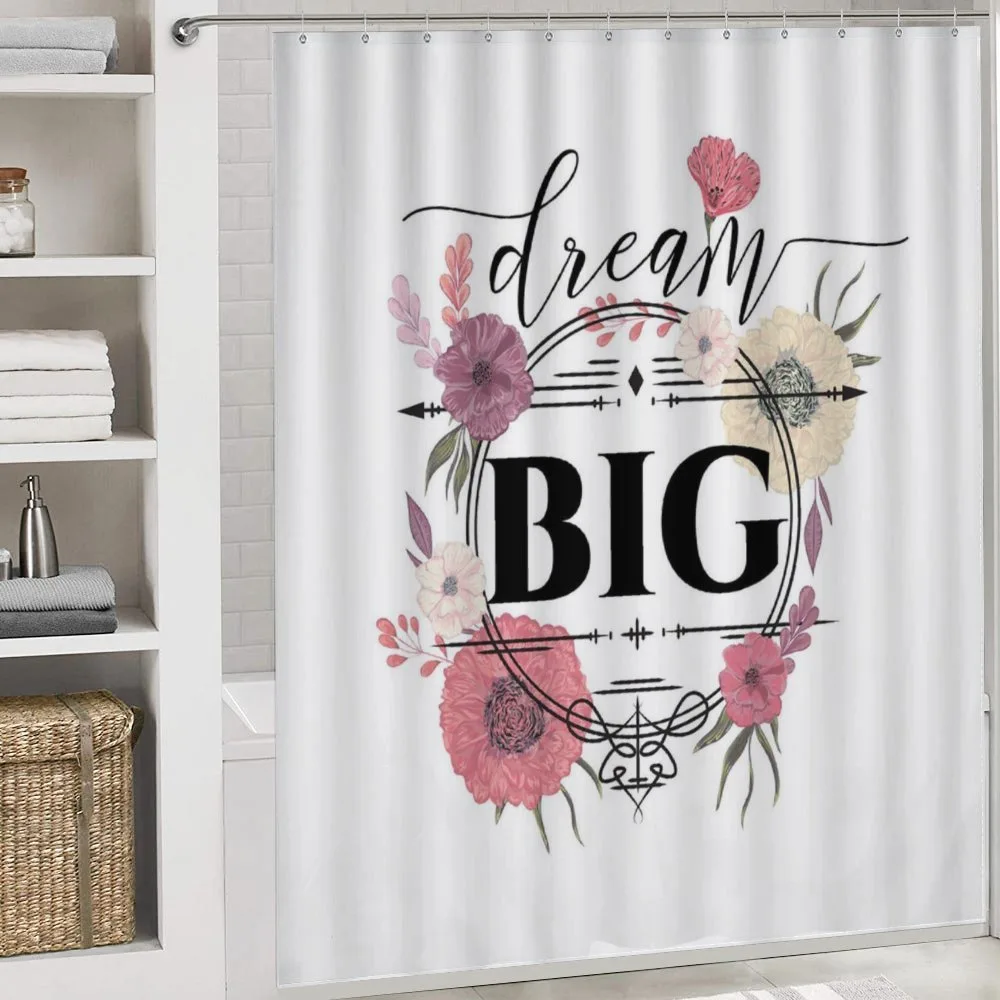 Dream Big Typography Flowers — Detail 4
