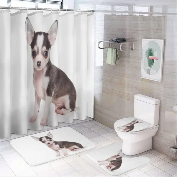 Ears Innocent Eyes on a shower curtain