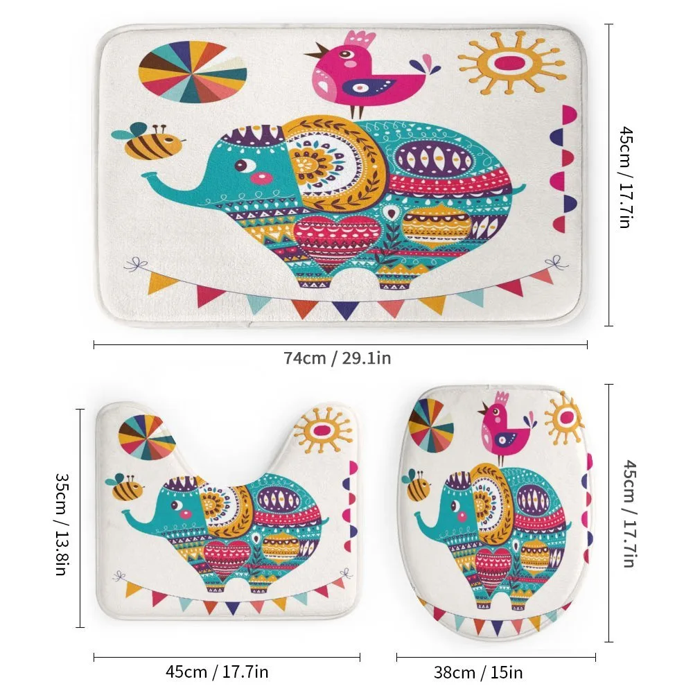 Elephant Bird Bee Art — Detail 1