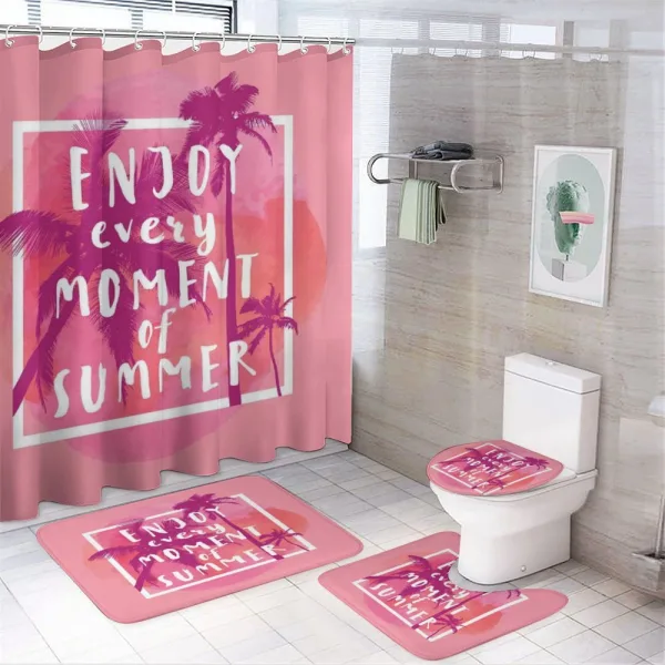 Enjoy Summer on a shower curtain