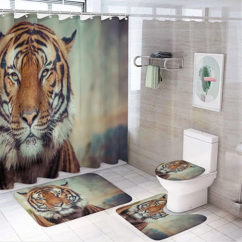 Large Calm Wild Cat Blur — Your design
