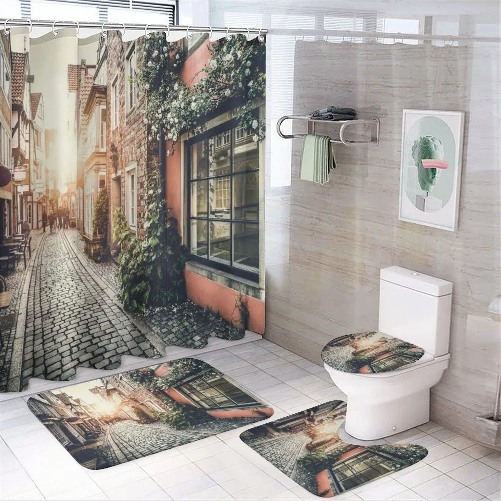 Old Town at Sunset Picture — Your design