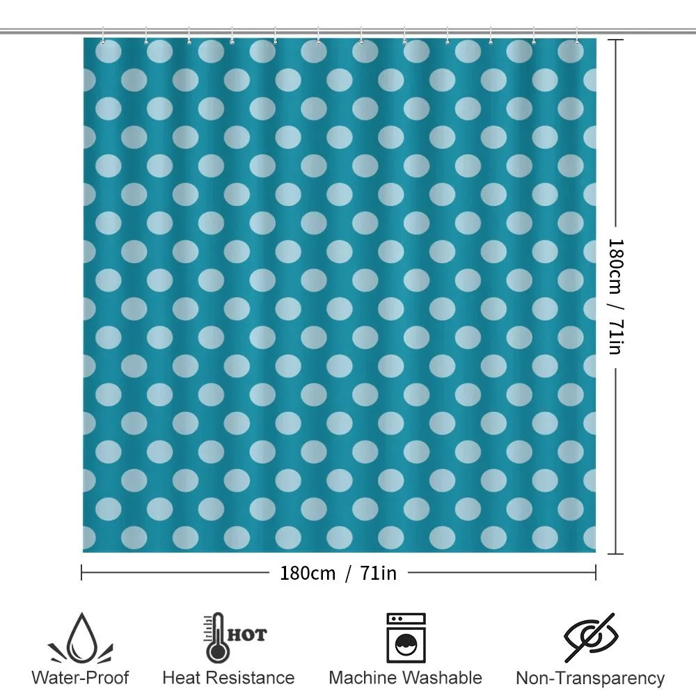 Polka Dots Soft Sea Colors — Detail 2