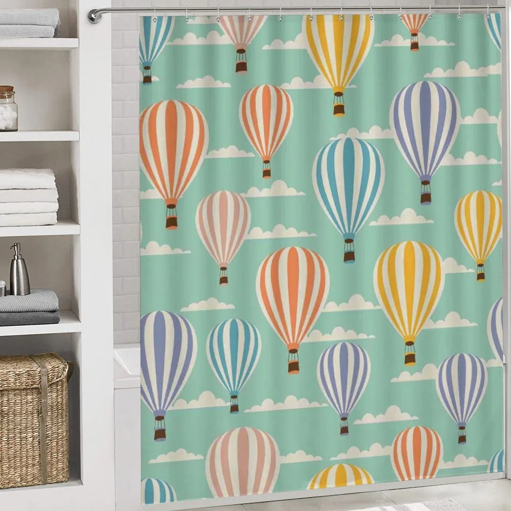 Retro Travel Balloons — Detail 4