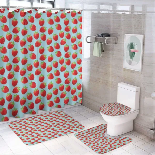 Romantic Vintage on a shower curtain