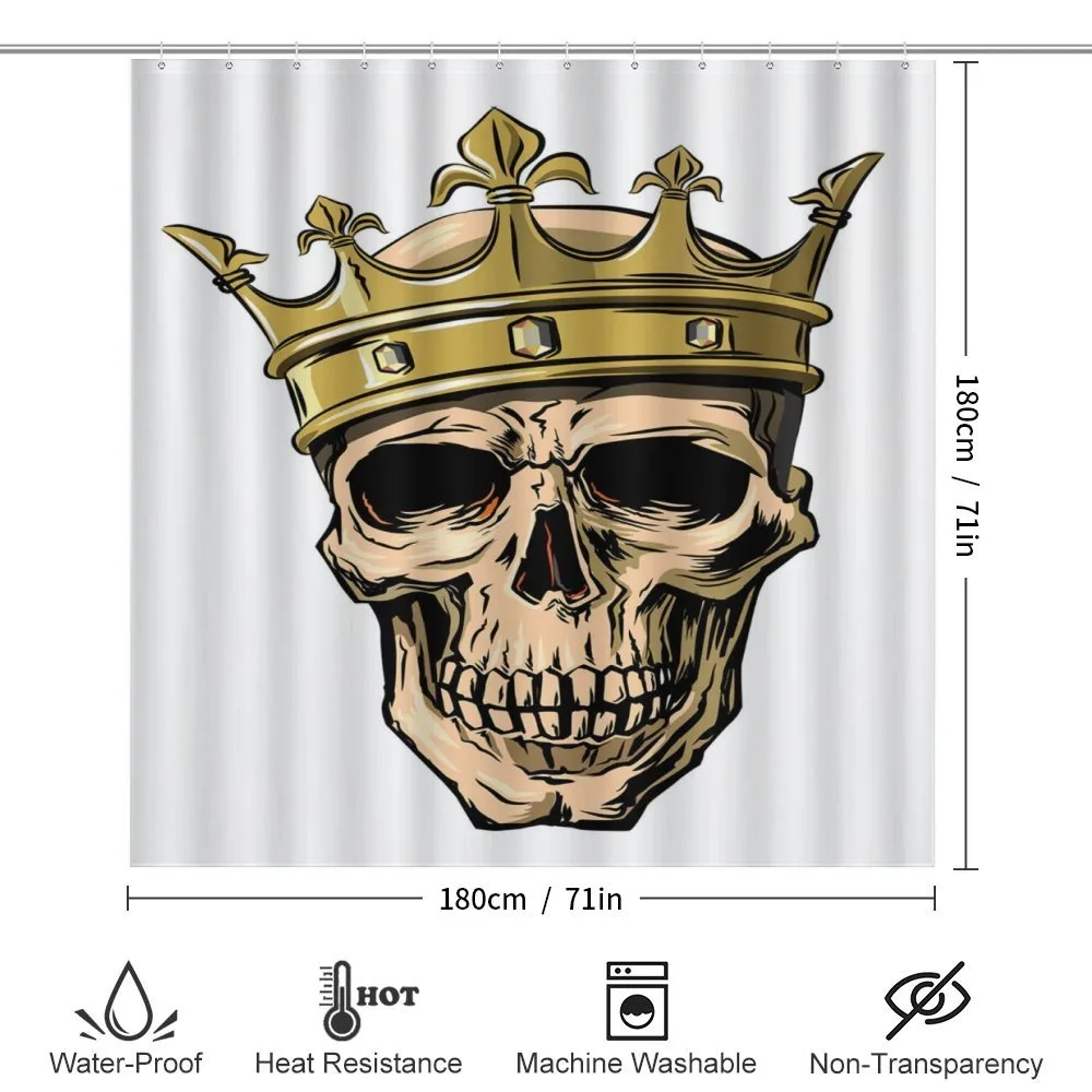Skeleton Head with Crown — Detail 2