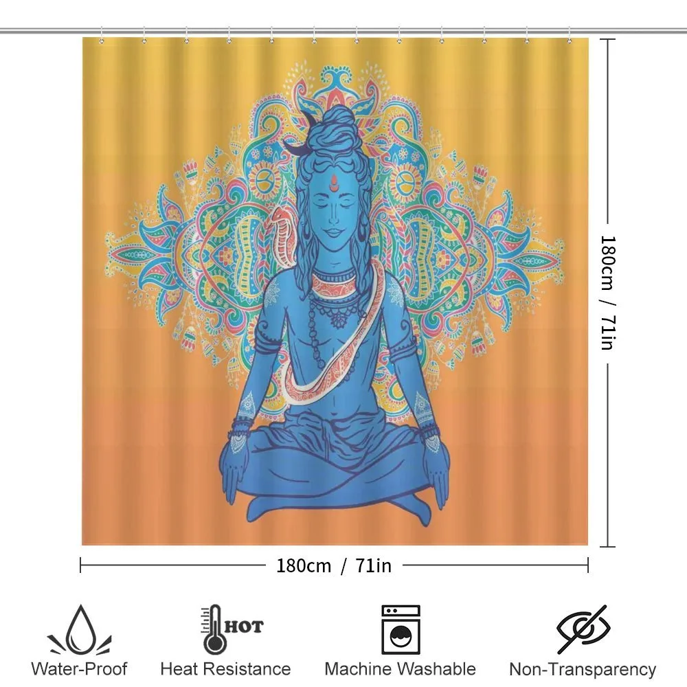 Asian Meditation Ancient Motif — Detail 2