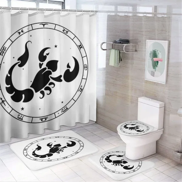 Chart Animal on a shower curtain