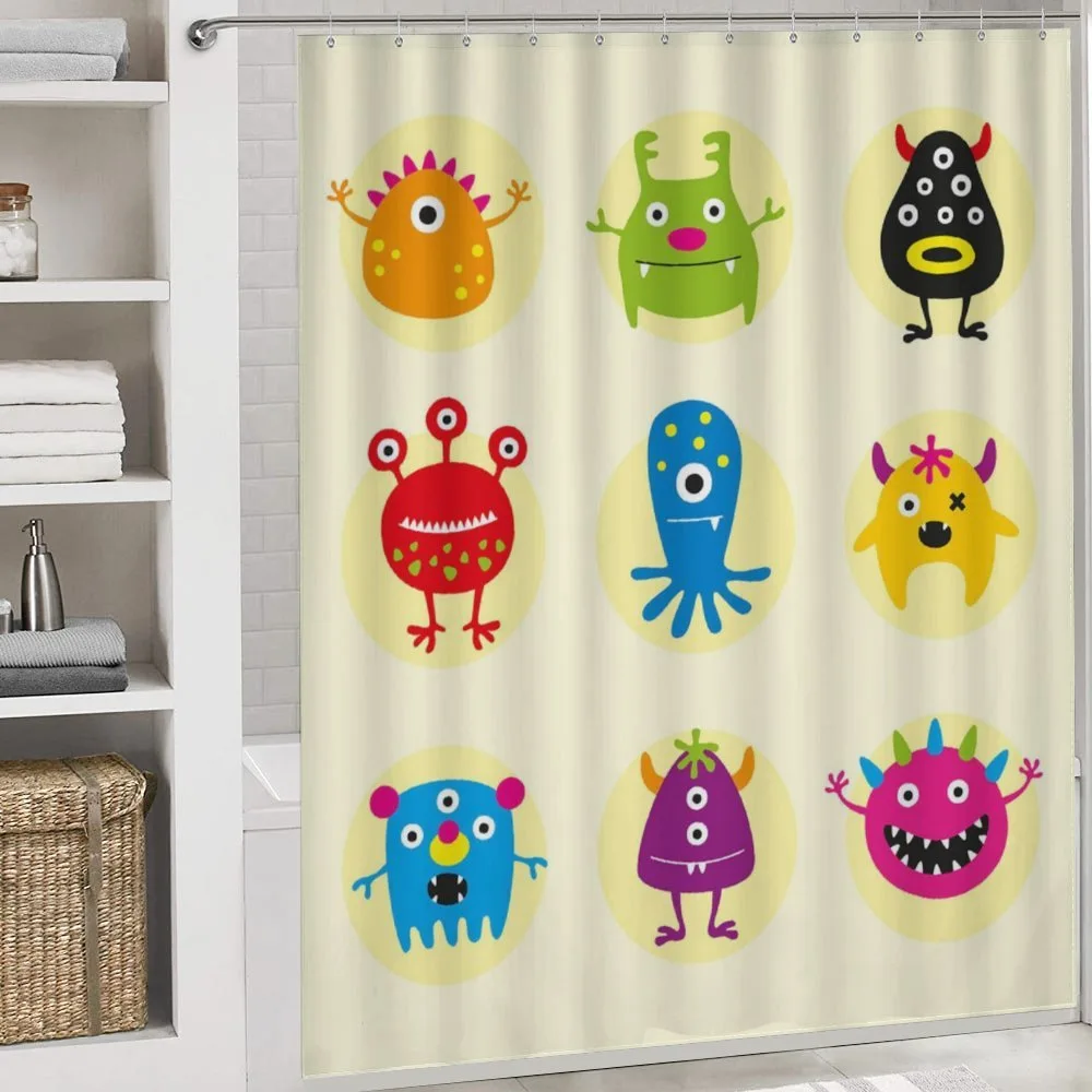 Colorful Monsters Funny Faces — Detail 4