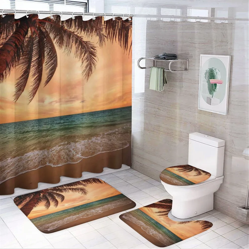 Exotic Seascape with Palm — Your design