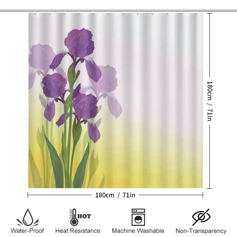 Iris Flowers Leaves — Detail 2