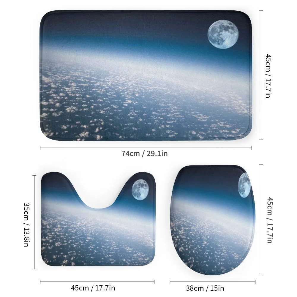 Planet Earth and Moon — Detail 1