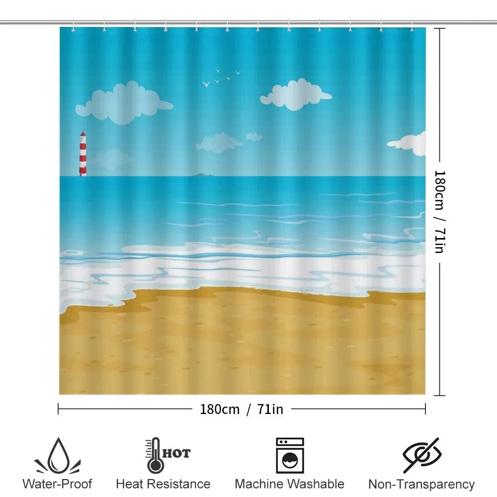 Sandy Beach Ocean — Detail 2