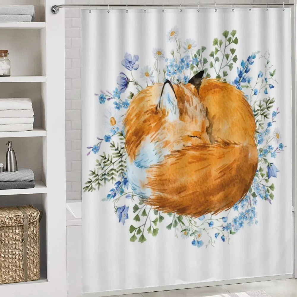 Sleeping Fox Watercolors — Detail 4