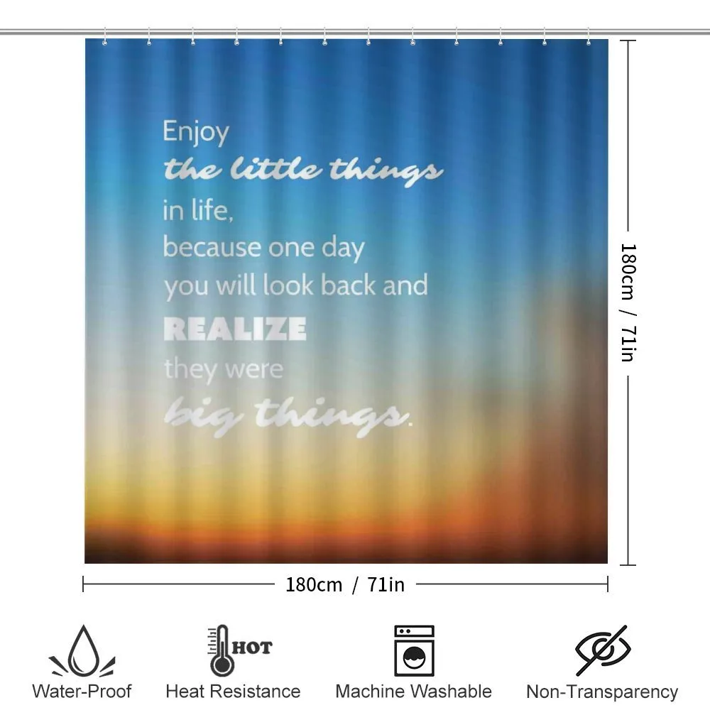 Slogan on Blurry Backdrop — Detail 2