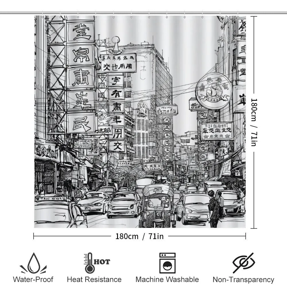 Street in Chinatown — Detail 2