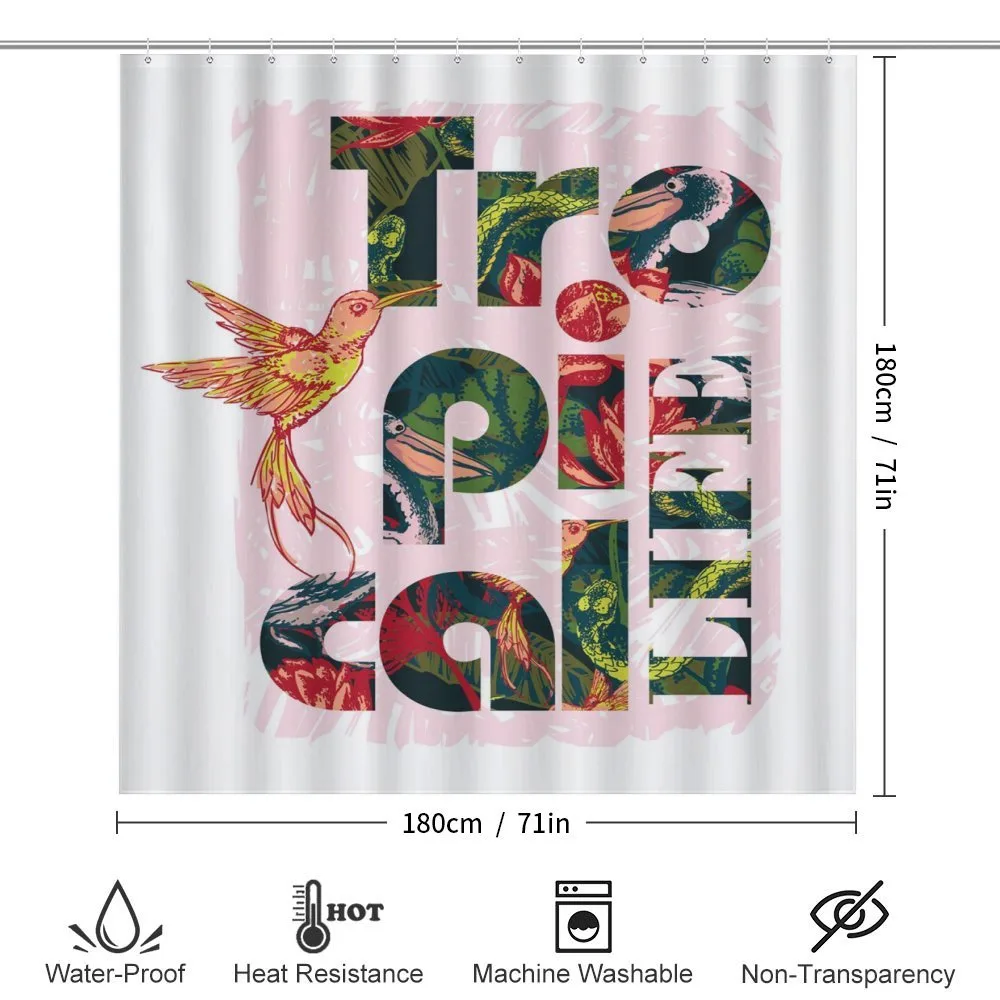 Tropical Life Slogan — Detail 2
