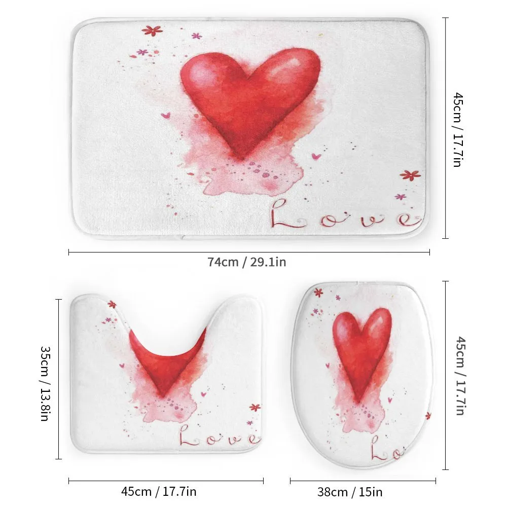 Watercolor Effect Heart — Detail 1